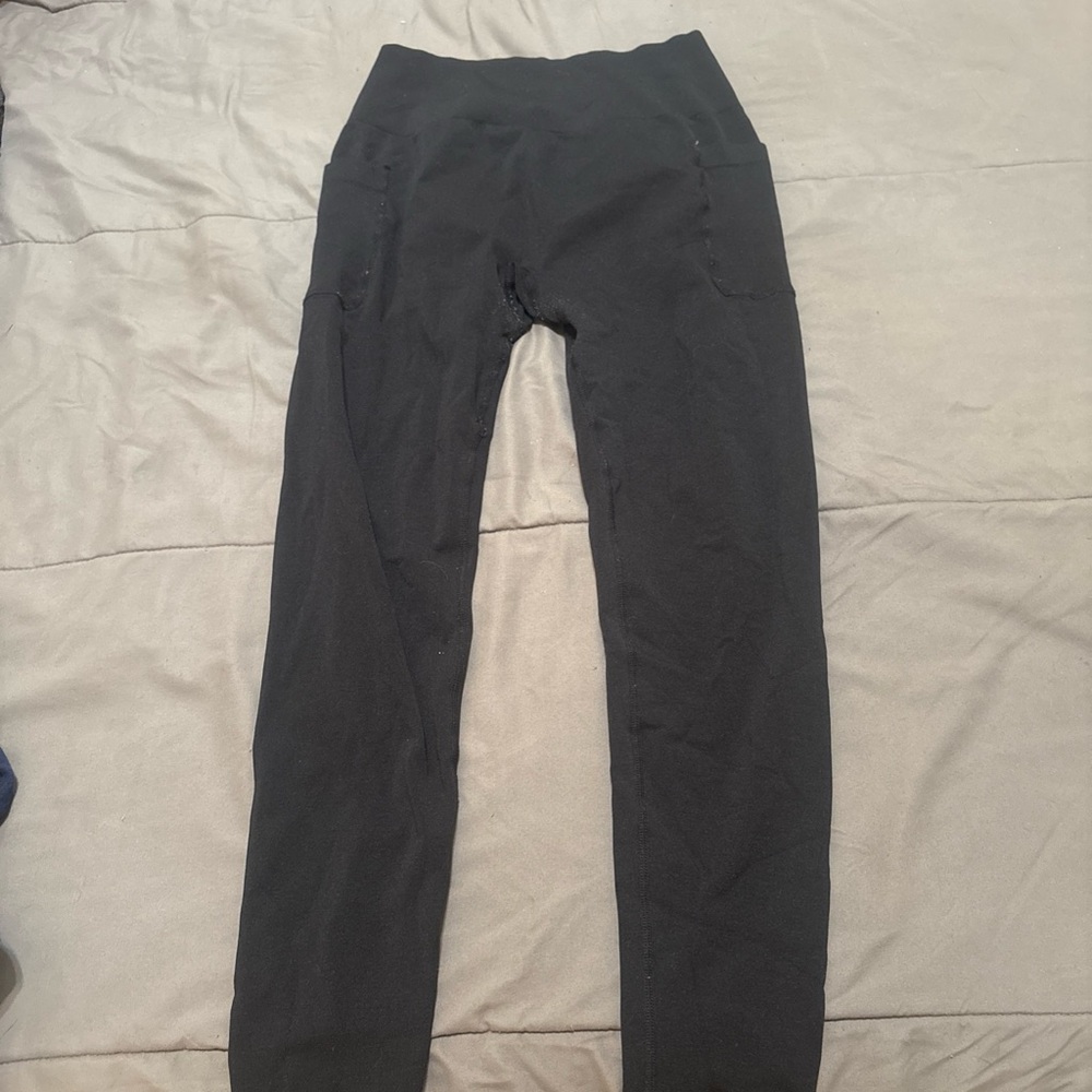 Black High-Waisted Leggings